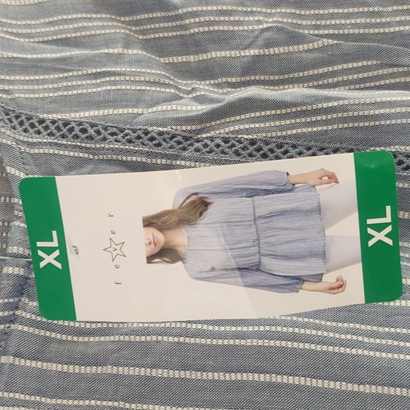 *SALE* NWT Fever Boho Style Blouse XL - Picture 4 of 6